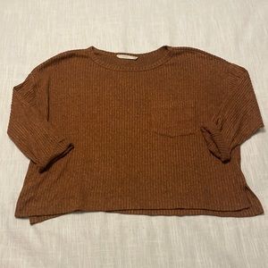 Lush Cropped Long Sleeve Top